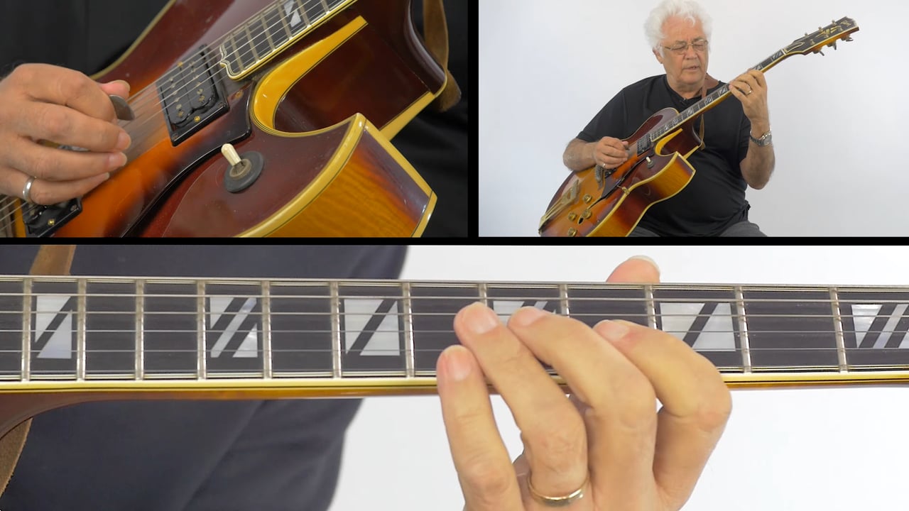 Larry Coryell G Half Whole Diminished Scale melodic sequence